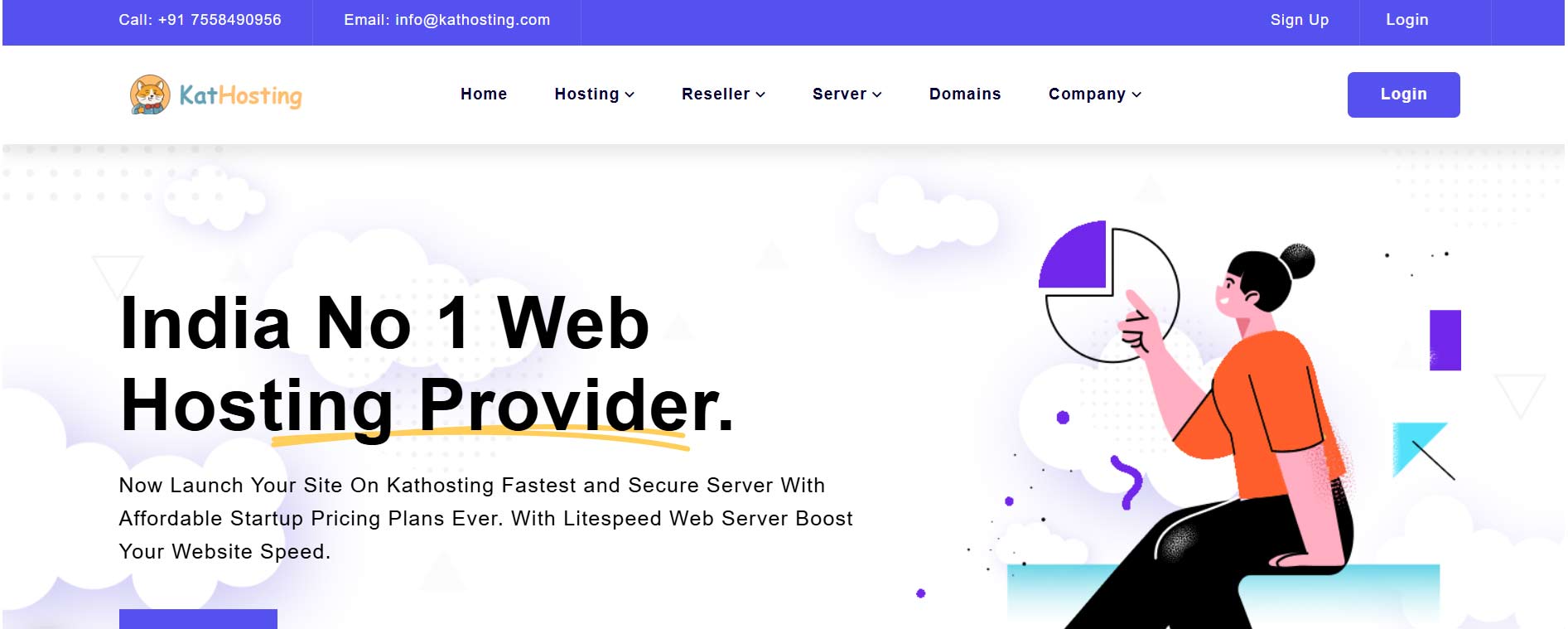 HTML Web Hosting Theme V7
