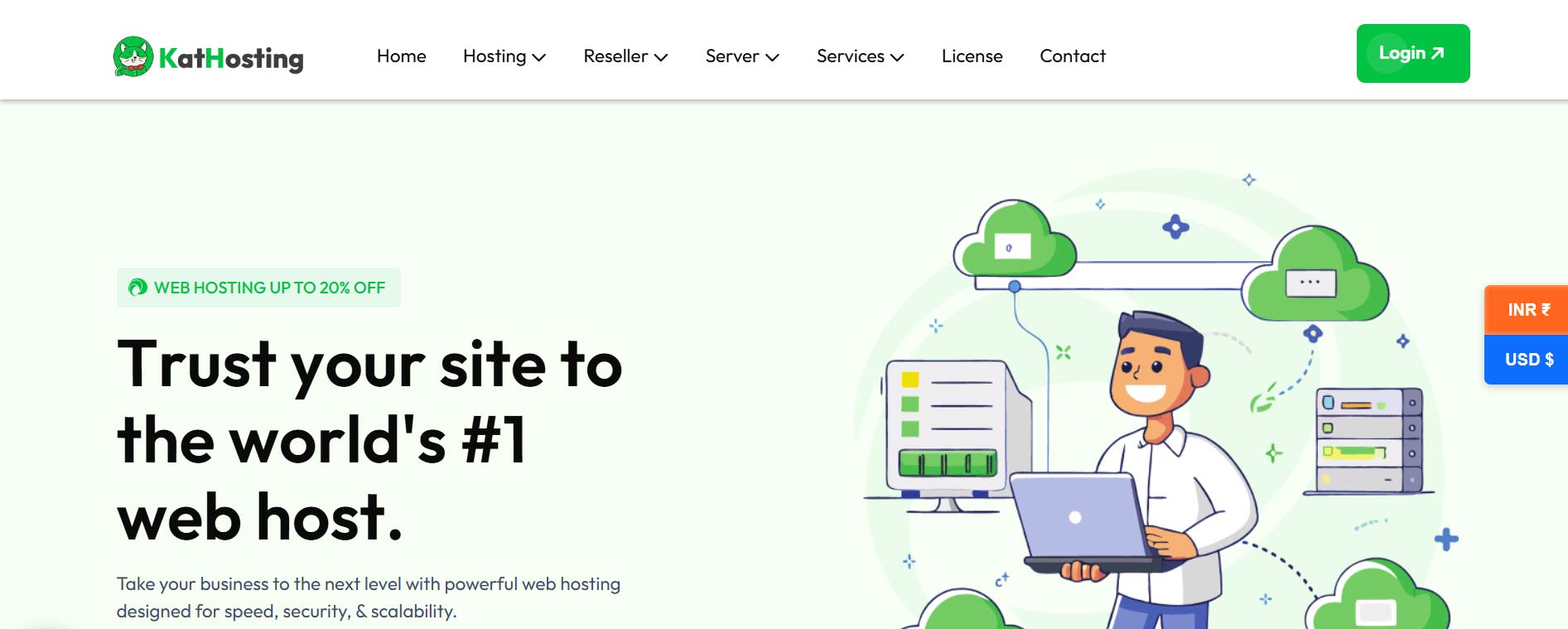 HTML Web Hosting Theme V3