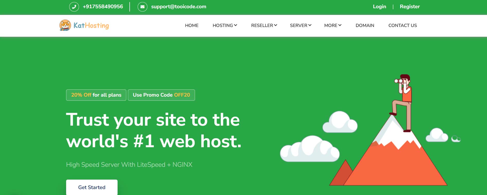HTML Web Hosting Theme V4